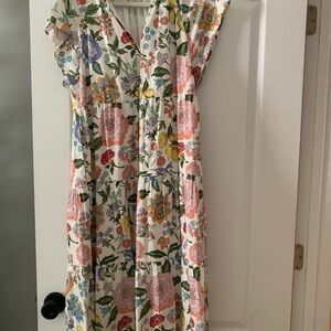 Watts Midi Dress- Lemon Verbena – Crosby By Mollie Burch Dresses - Worn Once